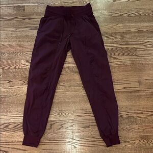 lululemon athletica Burgundy Track Pants
